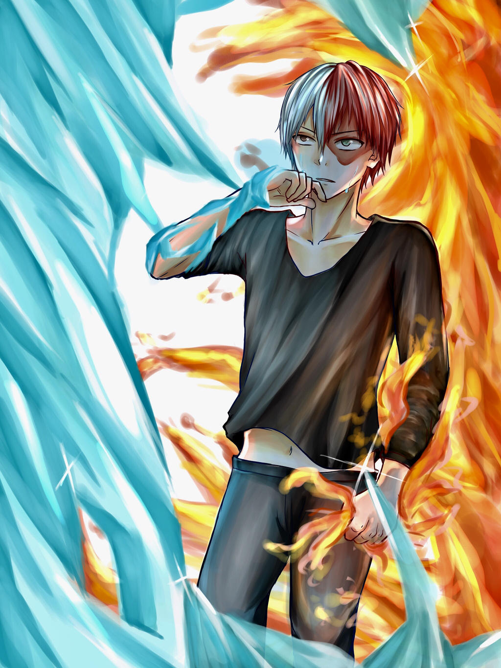 Todoroki fanart by kitzuhana on DeviantArt