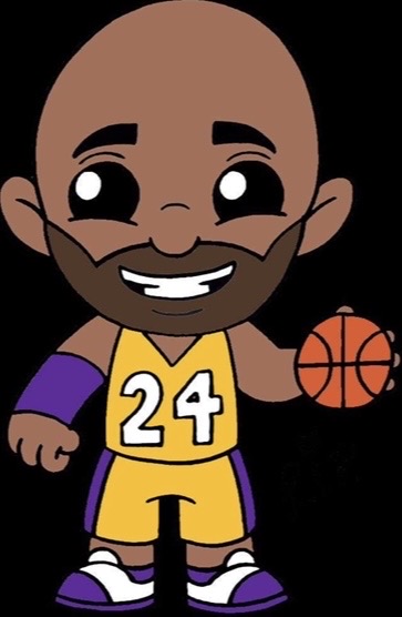 Download Lakers Kobe Bryant Cartoon Wallpaper