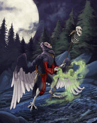 Vulture Necromancer by saeto15