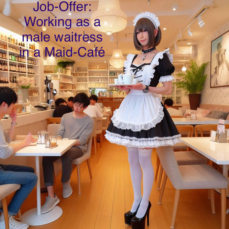 Job Offer Male Waitress In A Maid Cafe 1 TG TF By Arabella1055 On job-offer-male-waitress-in-a-maid-cafe-1-tg-tf-by-arabella1055-on