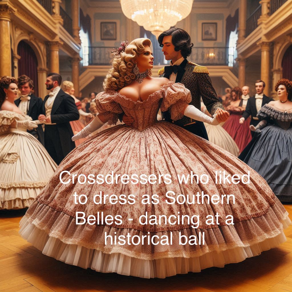 Southern belle crossdressers dancing at a ball by Arabella1055 on ...