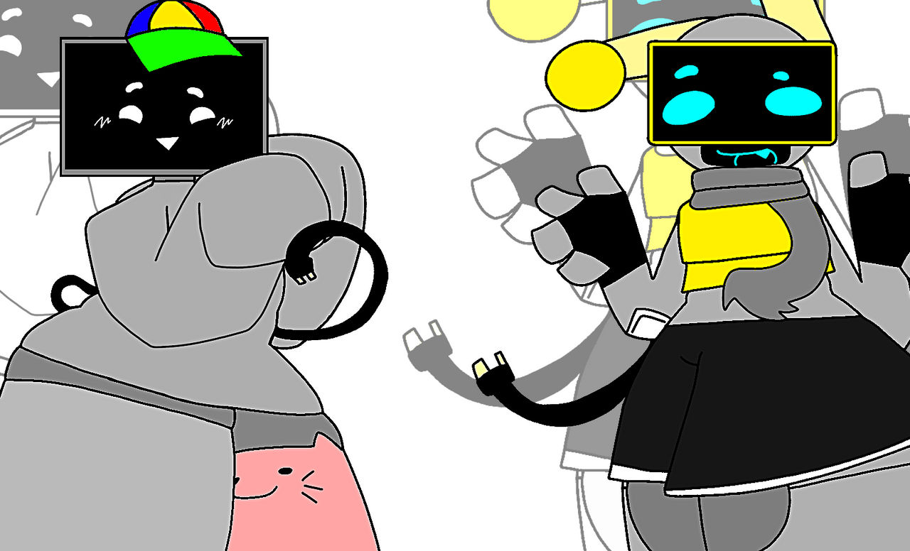 Fun Bot Computer Mr. Fun computer and Funbot! by OwmyVoxTekballs on DeviantArt