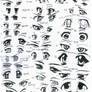 37 female anime eyes