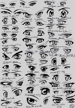 39 male anime eyes