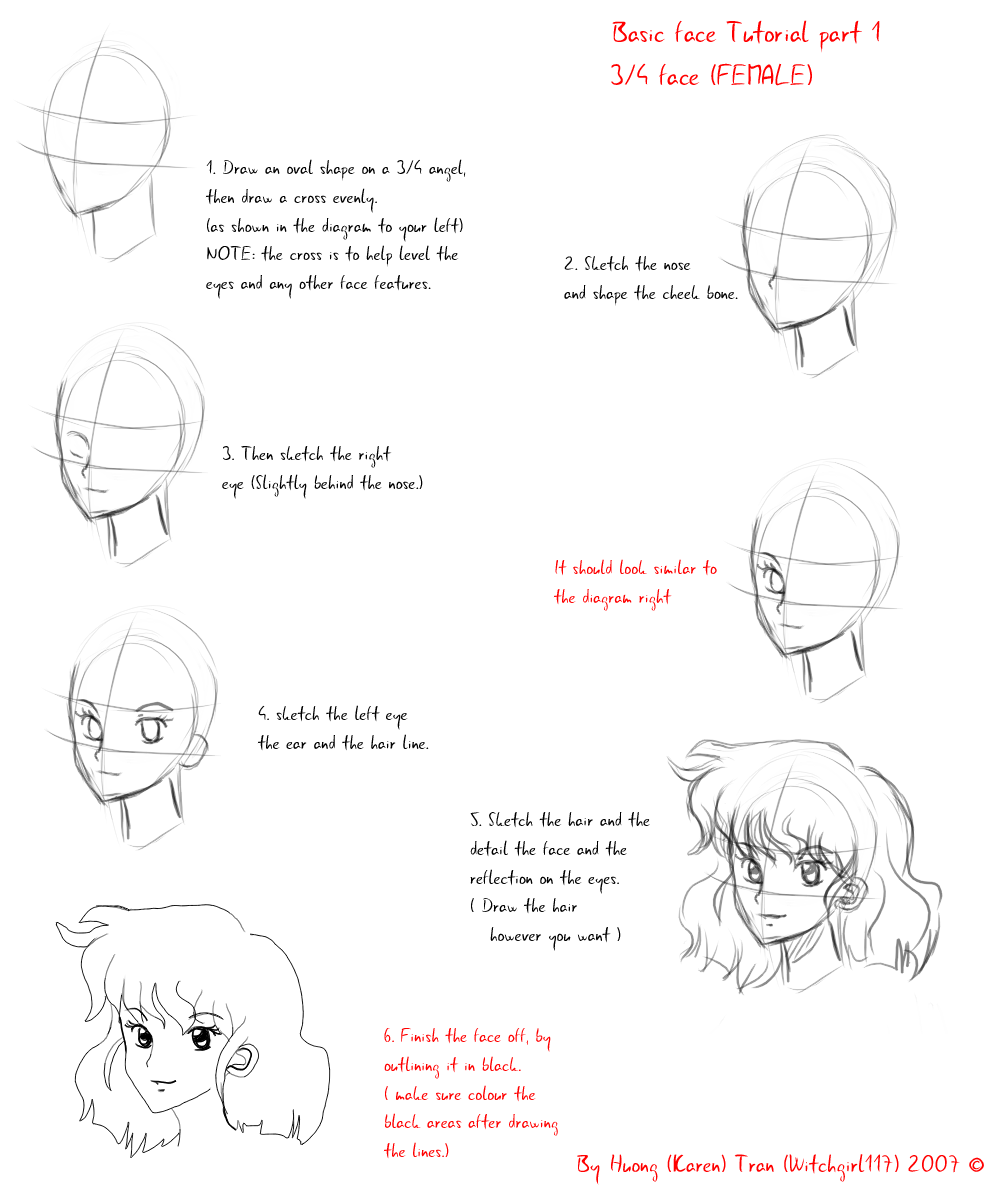 Anime Head Tutorial Deviantart