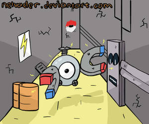 Magnemite at the Power Plant