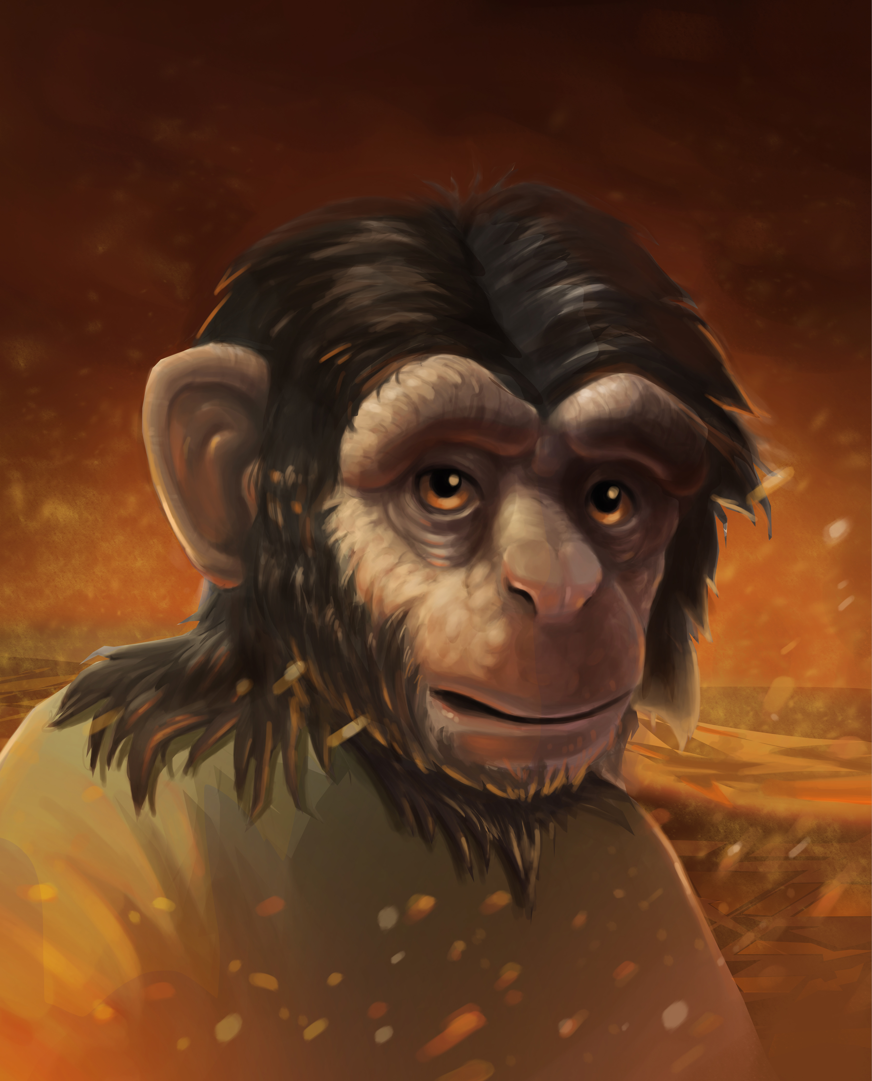 Ape Portrait