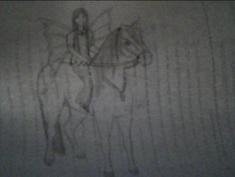 fairy on horse