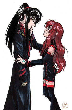 -:: Request ::- Yu Kanda x Rei Shiroyama by SixthIllusion