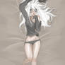 Day 38 - White Hair Pinup