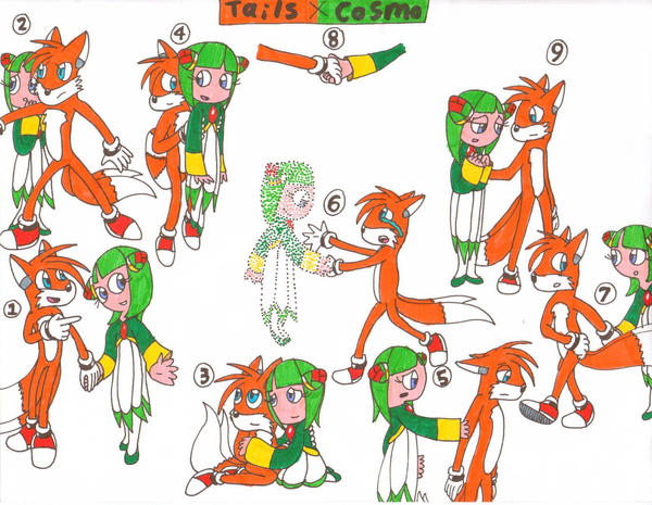 Tails Cosmo collage