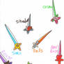 Sonic Heroes' Swords