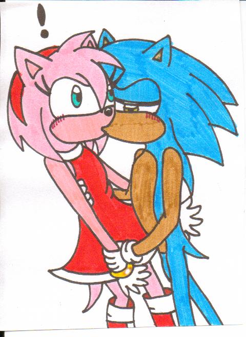 Sonamy Classic Surprise Kiss by kamira-exe -- Fur Affinity [dot] net