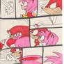 Knuckles saves Amy