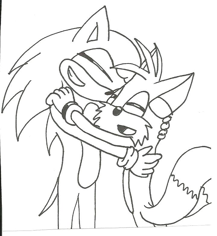 Sonic Tails hug