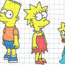The Simpson kids