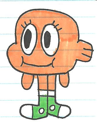 CN The Amazing World Of Gumball Darwin Gumball Portrait by Ifeanw Thyra