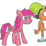 Wandering spoon and pink party pony