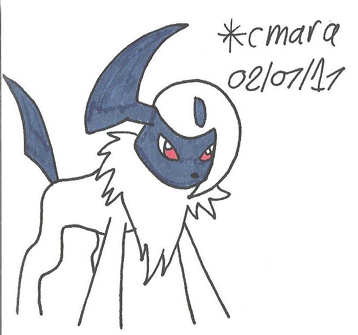 Absol in battle by cmara on DeviantArt