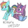 Twilight and Rainbow Dash