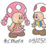 Toad x Toadette