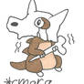 frightened Cubone