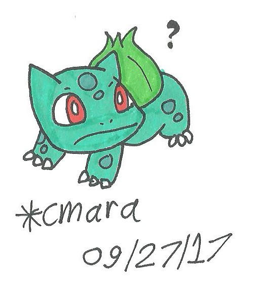 Bulbasaur Grumpy confused Bulbasaur by cmara on DeviantArt