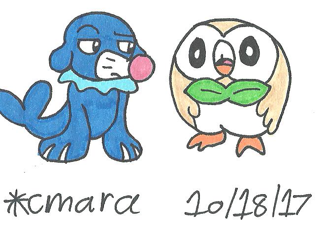 Popplio and Rowlet