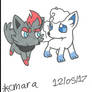 Zorua likes Vulpix