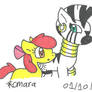 Zecora and Apple Bloom