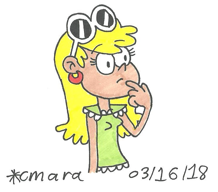 Leni Loud confused