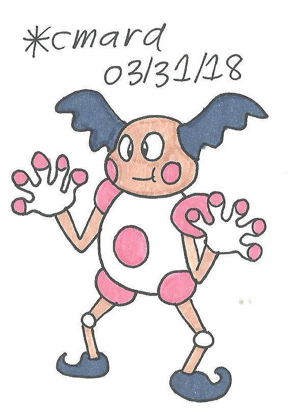 Pokemon: Mr. Mime by cmara on DeviantArt