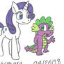 Spike and Rarity chat