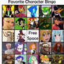 Fave Characters Bingo