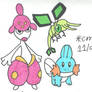 Medicham, Mudkip and Vibrava