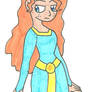 Merida in blue dress