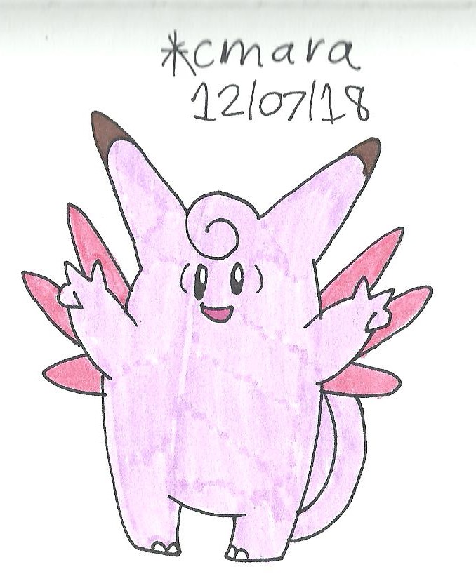 Pokemon: Clefable by cmara on DeviantArt