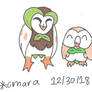 Rowlet and Dartrix