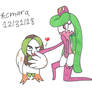 Dartrix admire Tsareena