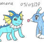 Vaporeon and Brionne
