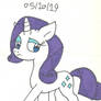 Rarity making the face