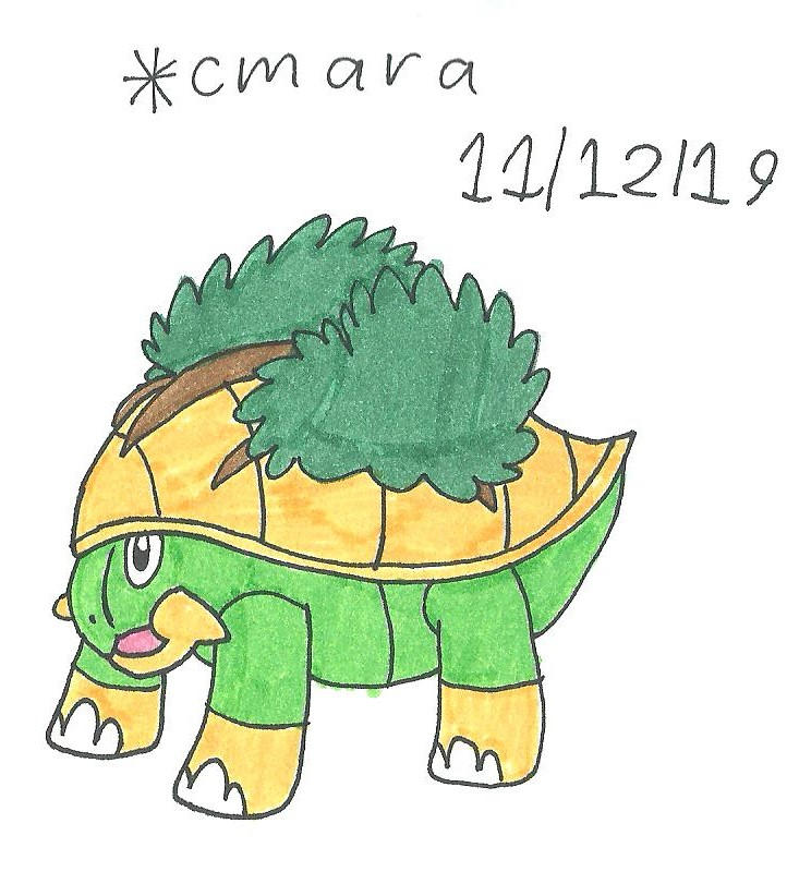 Grotle Deviantart idle Grotle by cmara on DeviantArt