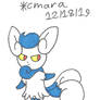 idle female Meowstic