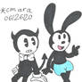Bendy and Oswald hang out