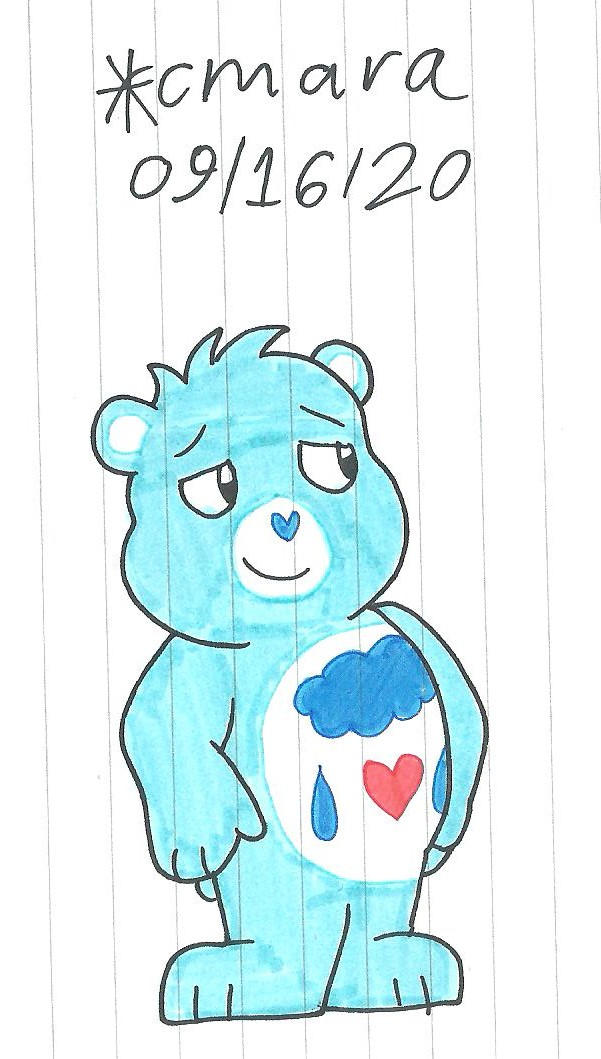 Grumpy Bear is used to it by cmara on DeviantArt