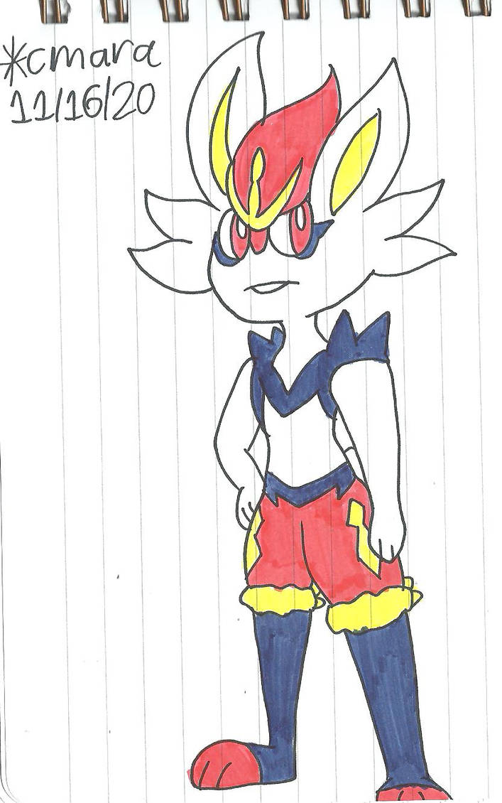 Cinderace awaits by cmara on DeviantArt