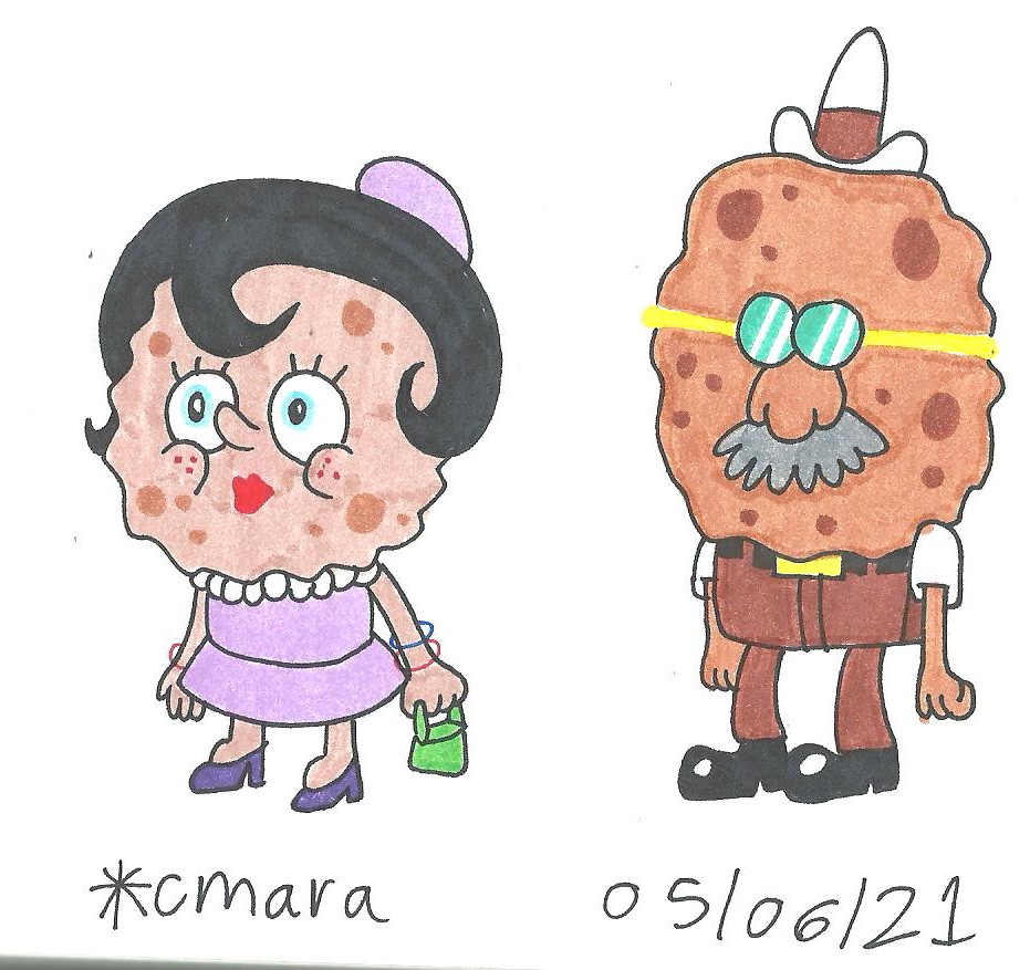 parents of SpongeBob by cmara on DeviantArt