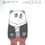 Panda in outfit