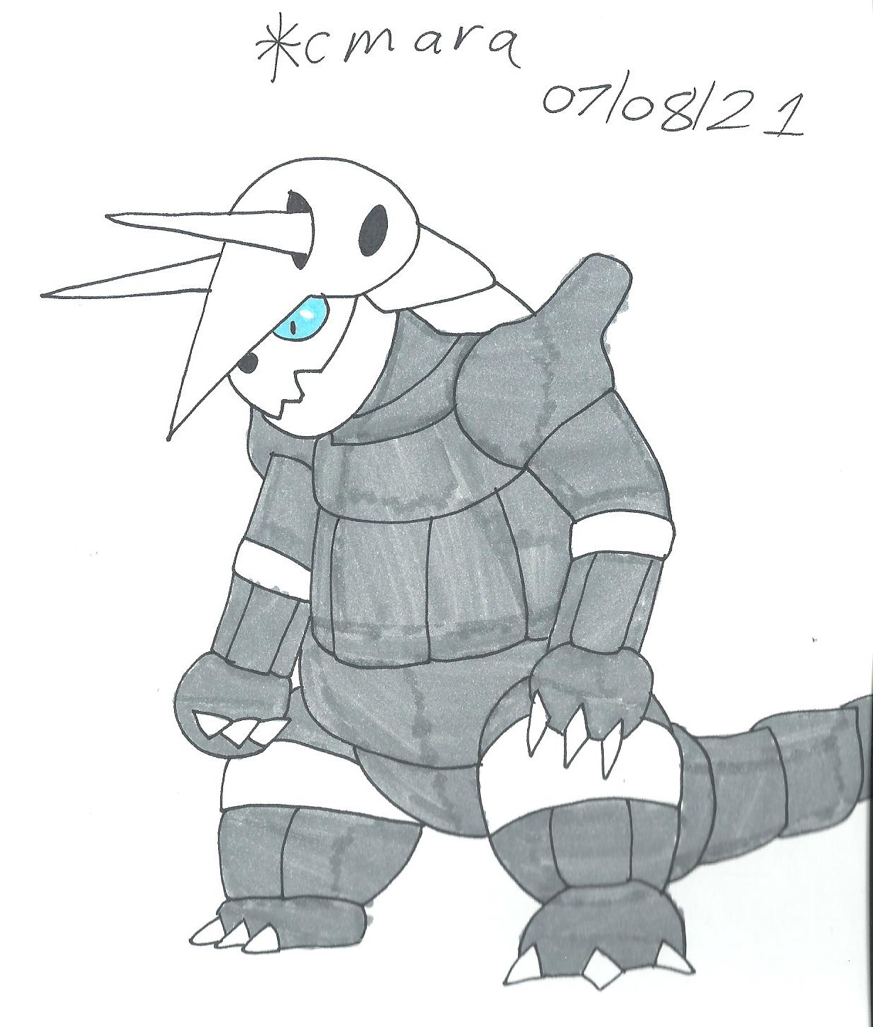 Aggron is present by cmara on DeviantArt