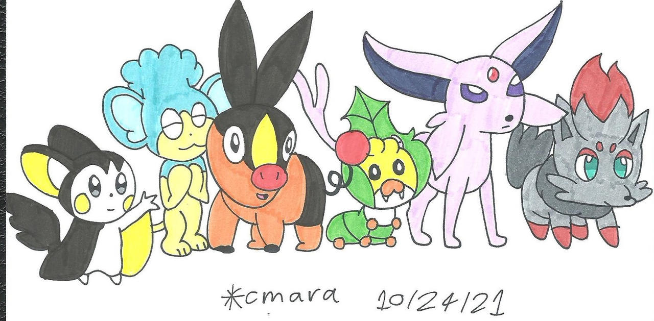 the Unova team by cmara on DeviantArt